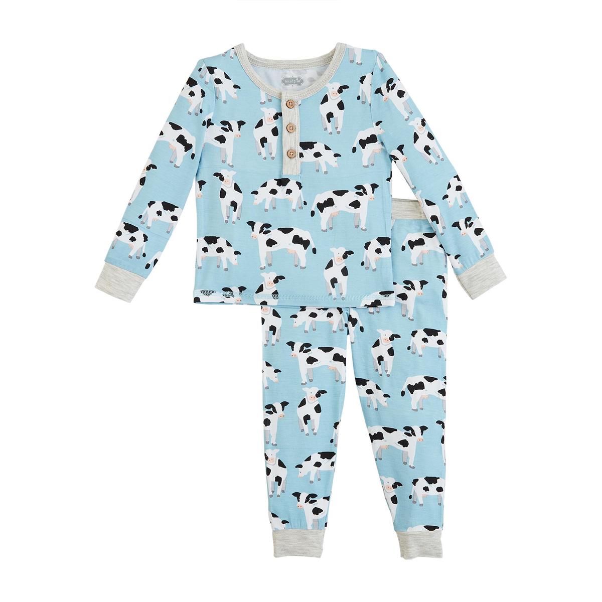 Blue Cow PJ Set