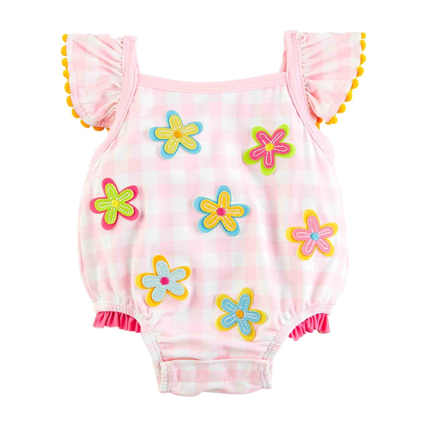 One-Piece Flower Swim Suit