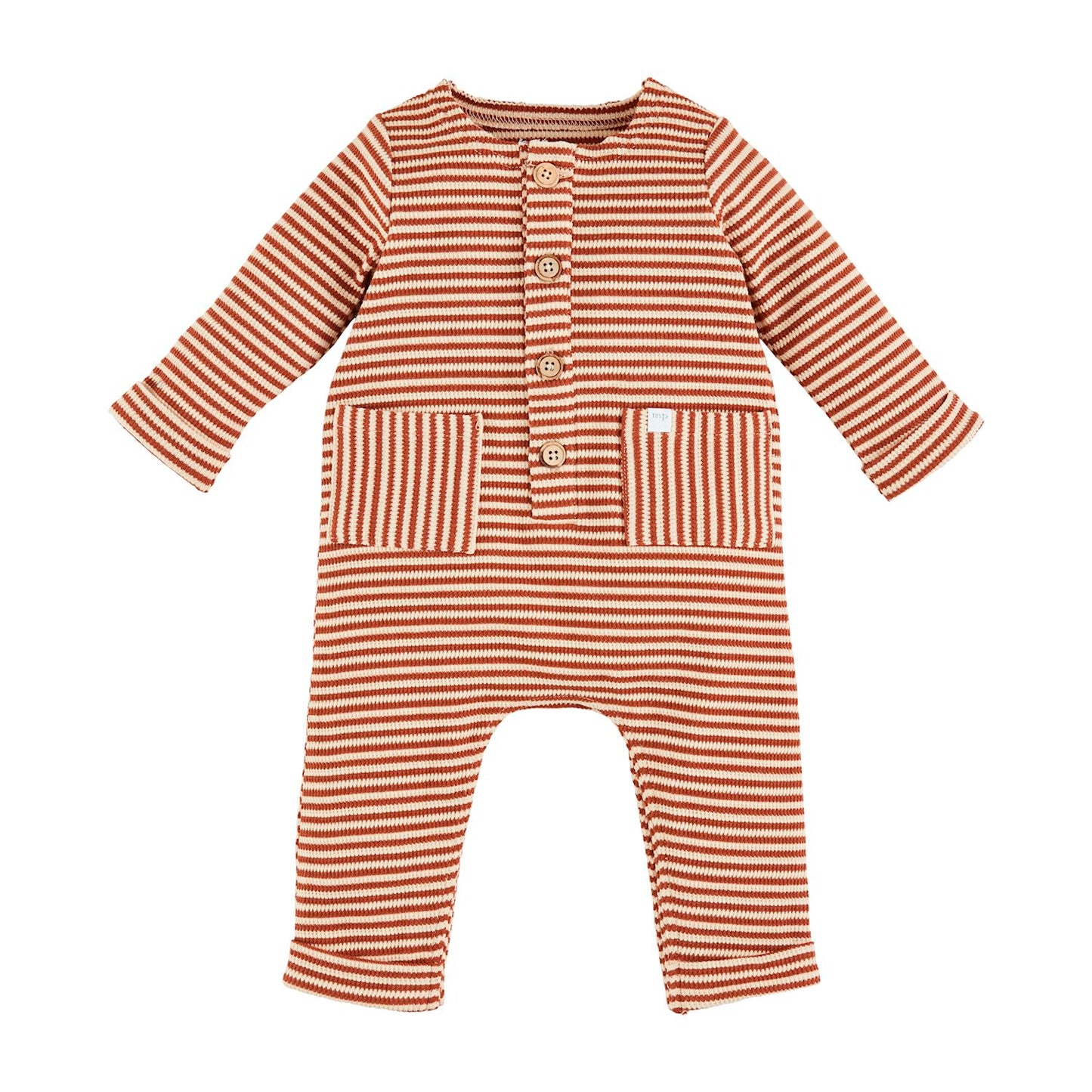 Brown Stripe One Piece