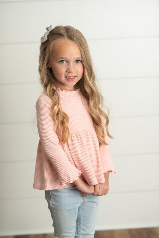 Long Sleeve Ribbed Shirt