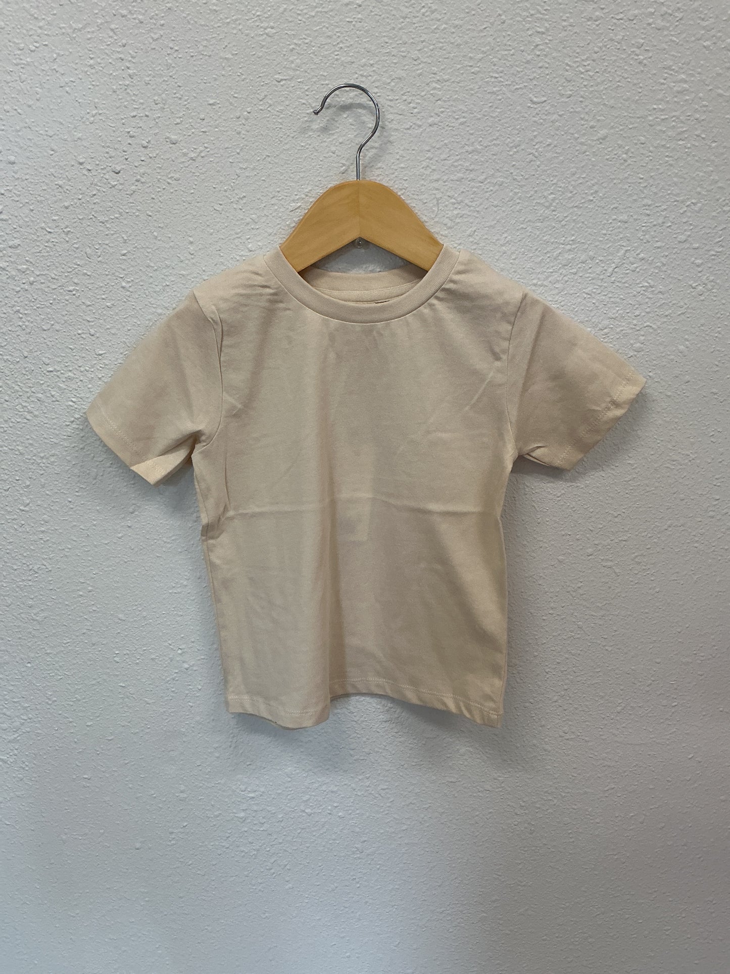 Cream Classic Crew Neck T-Shirt