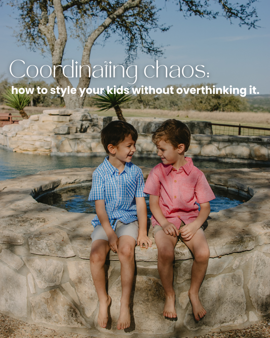 How to Dress Siblings Without Matching Them Exactly