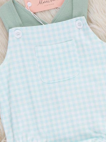 Gingham Days Pocket Bubble Romper