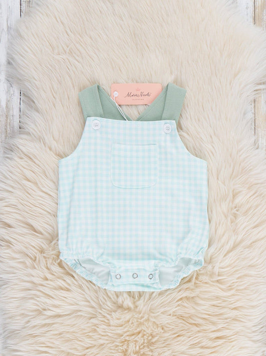 Gingham Days Pocket Bubble Romper