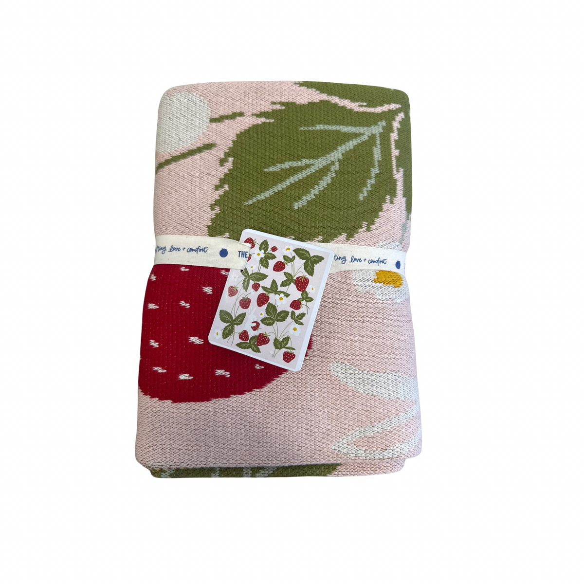 Blanket Strawberry Bunny Organic Baby Decor Christmas Gift