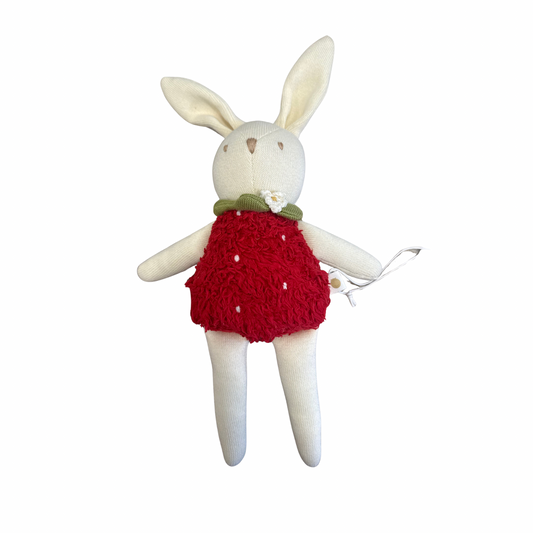 Plush Bunny Strawberry Baby Kids Toy Stuffed Animal Spring