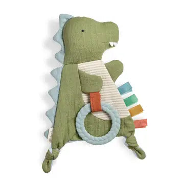 Dino Bitzy Crinkle Sensory Toy with Teether