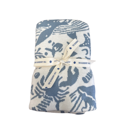 Blanket Nautical Summer Ocean Organic Cotton