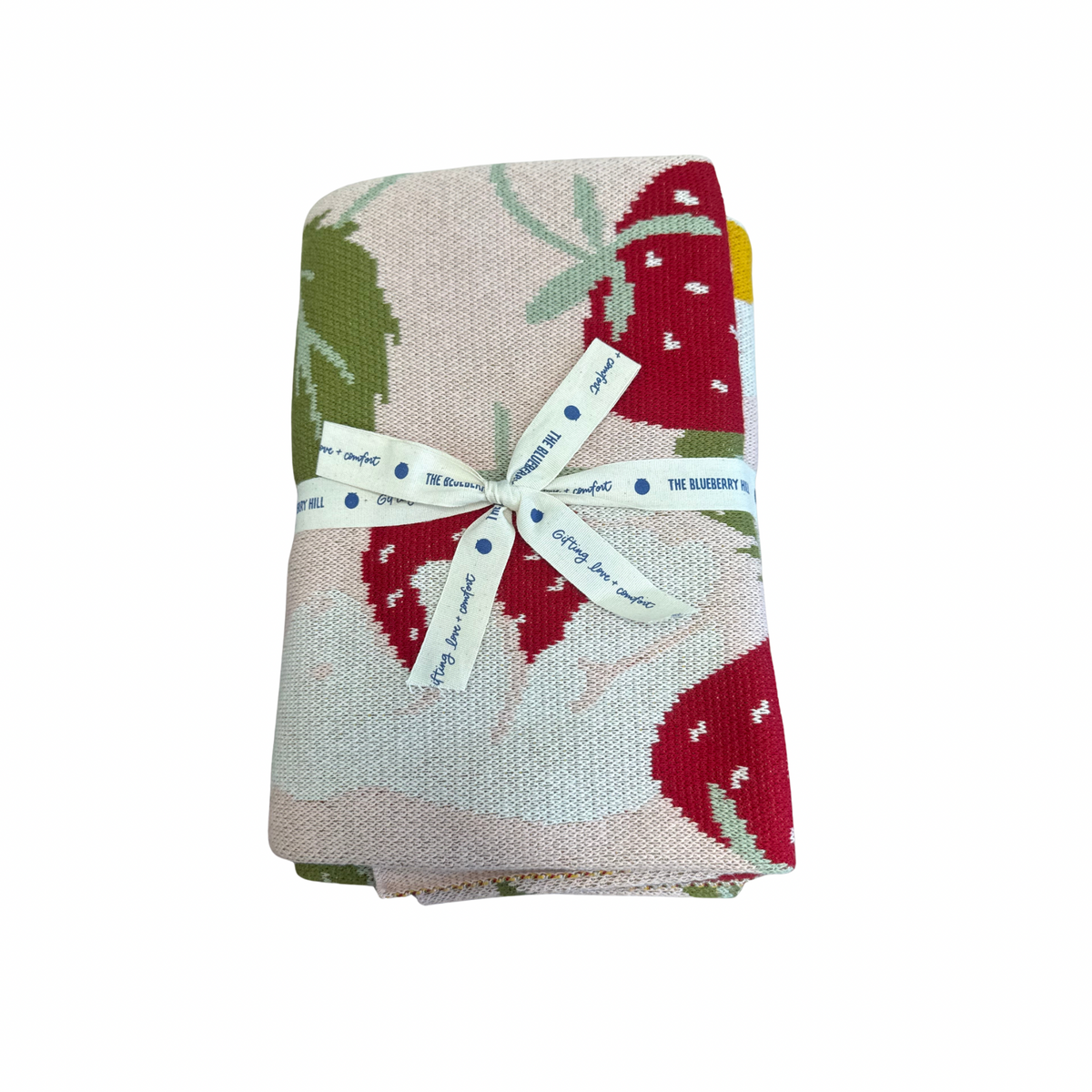 Blanket Strawberry Bunny Organic Baby Decor Christmas Gift