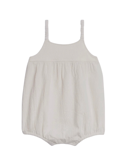 Caspia Seersucker Bubble Romper