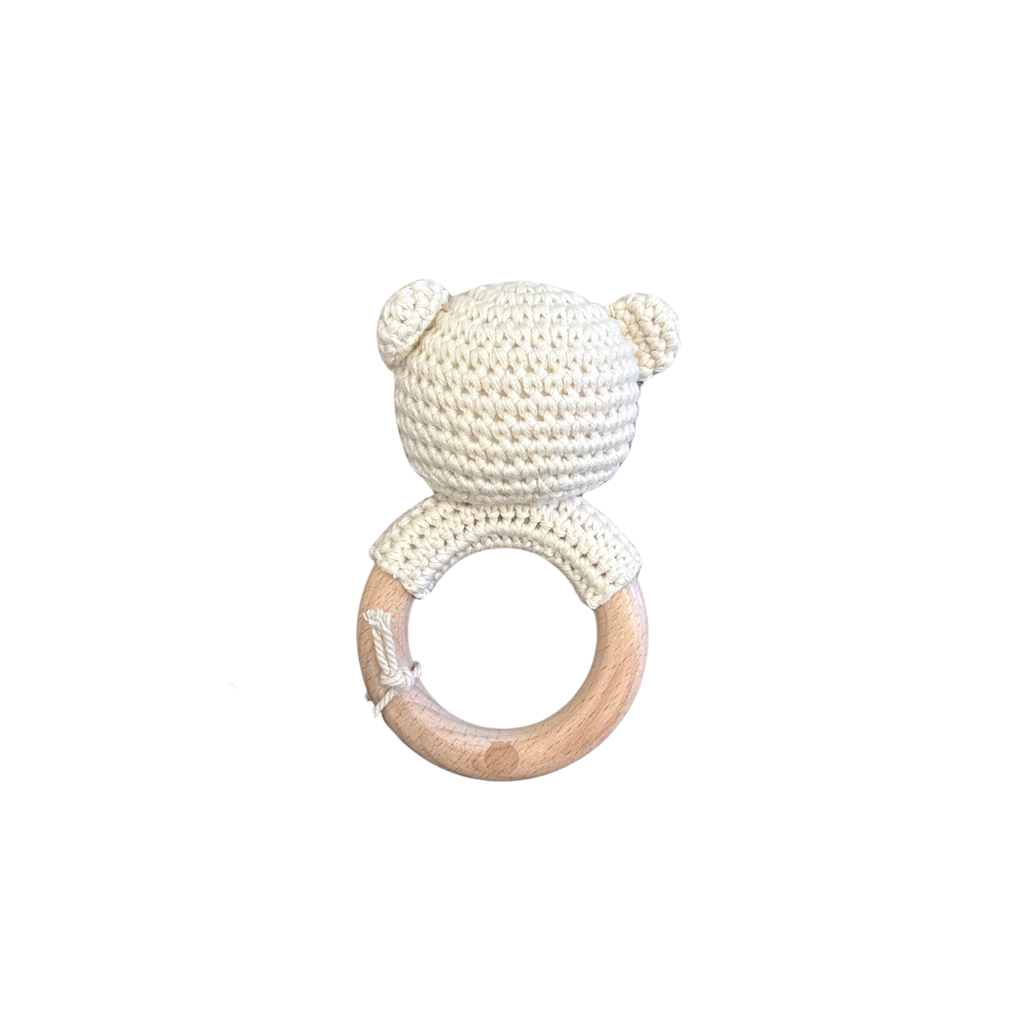 Teether Bear Cotton Rattle Baby Newborn Gift Toy