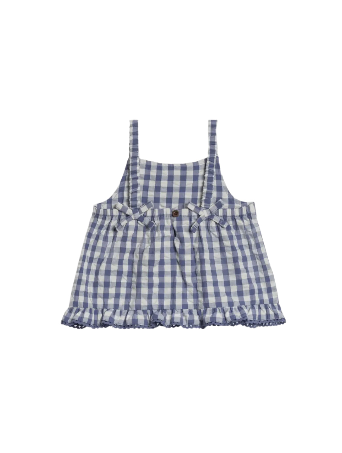 Ember Seersucker Ruffle Tank