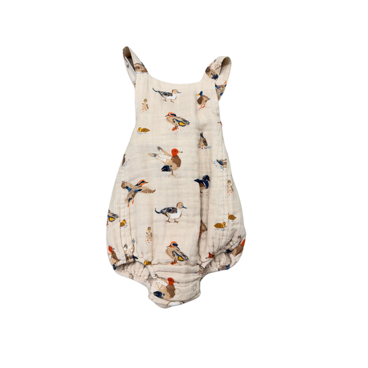 Ducks / Muslin Retro Sunsuit